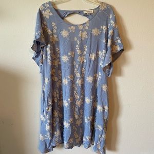 Umgee Blue embroidered tunic